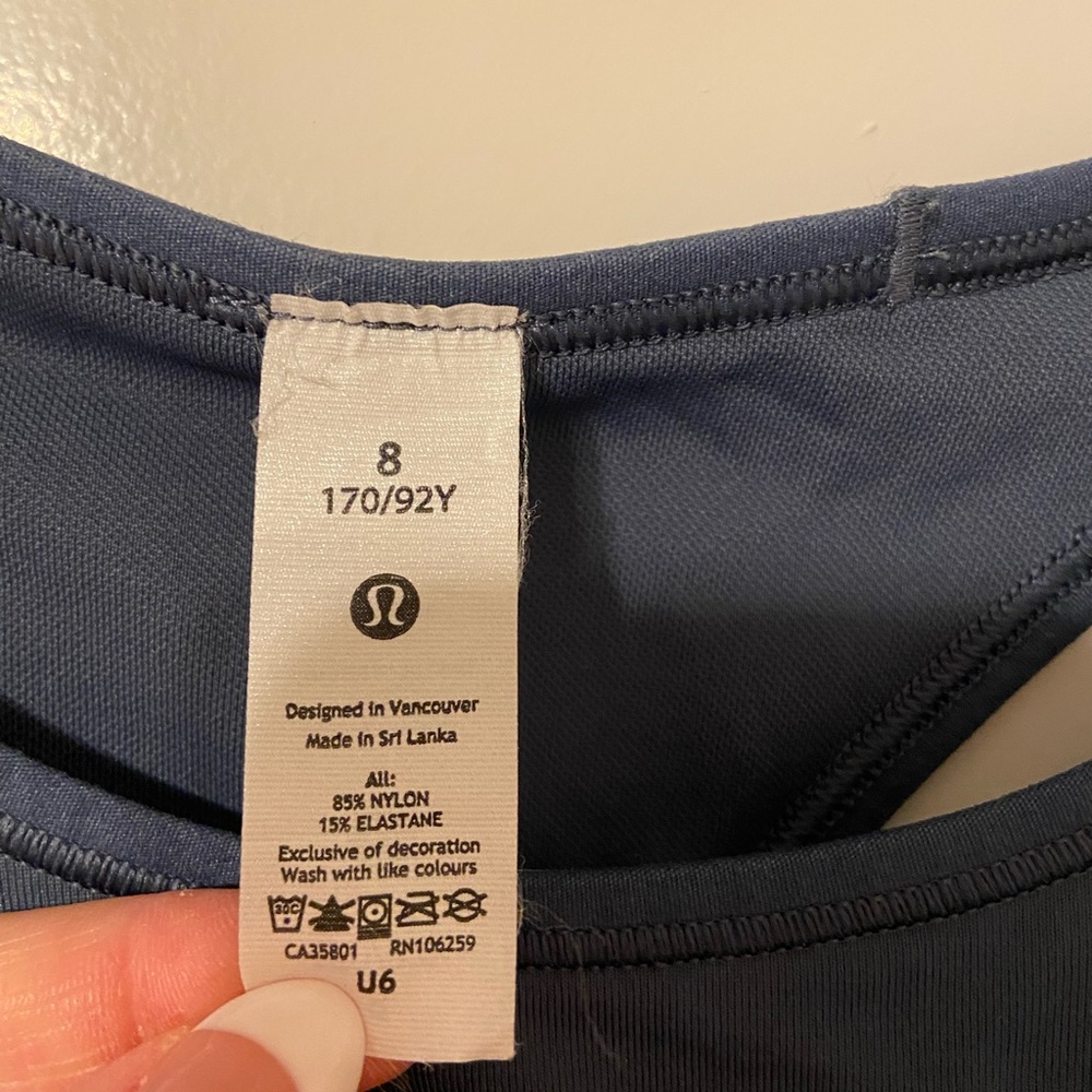 Lululemon Iron Blue Ebb to Train Bra - Picture 6 of 8